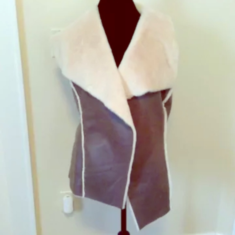 Faux Shearling Vest